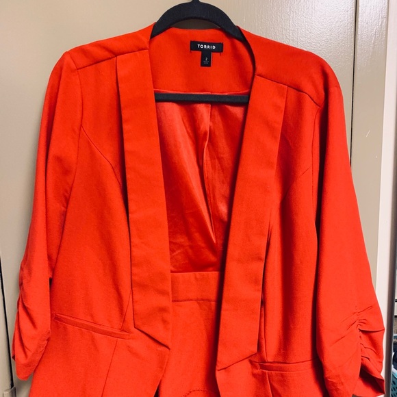 torrid Jackets & Blazers - Maurices Red Blazer